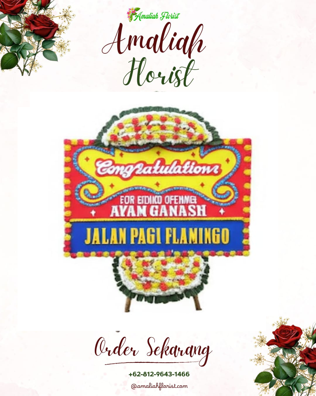 Sewa Papan Bunga Singosari
